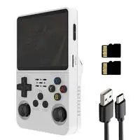WUDS R36S Portable Handheld Game Controller with 3.5" HD Screen, Rechargeable Battery - Perfect Christmas Gift for Gamers