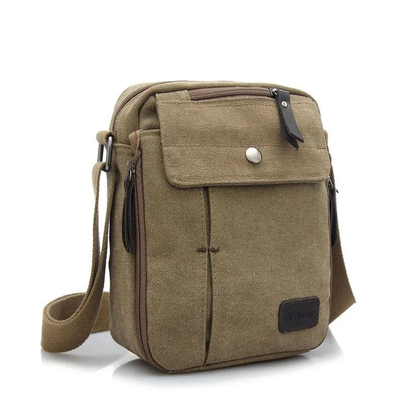 2025 men's bags Canvas bag fashion men messenger bags high quality brand bolsa feminina shoulder bags Shoulder strap handbags