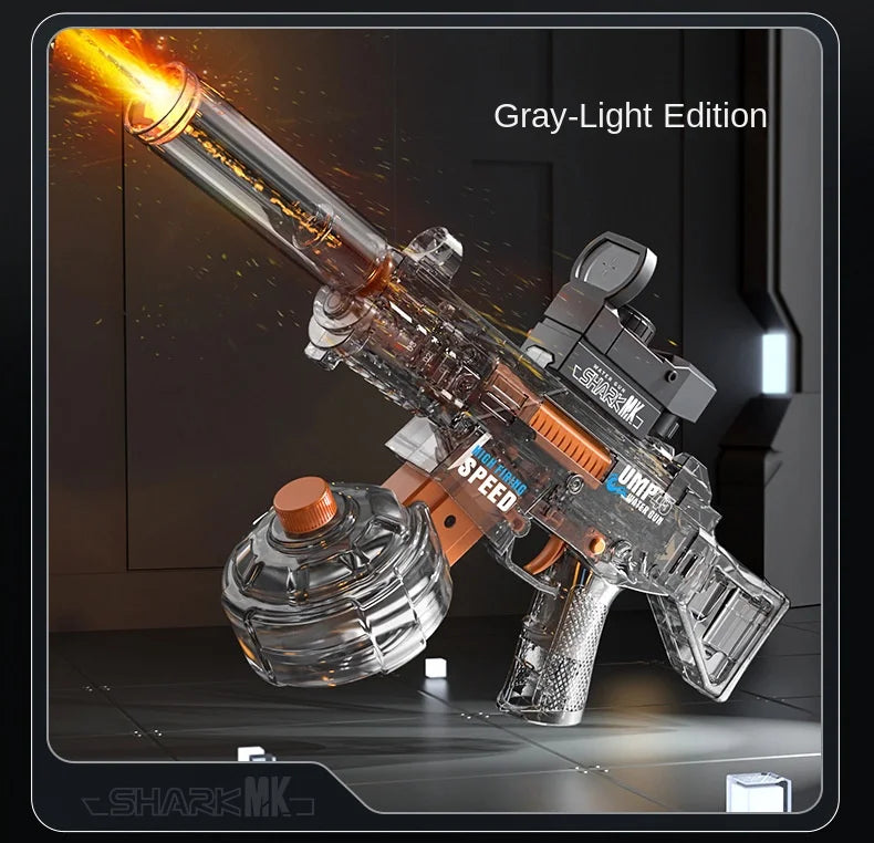 Water Guns Electric For Adults Powerful Squirt Automatic Water Suction Water Blasters Summer Outdoor Beach Toy For Kids Gift