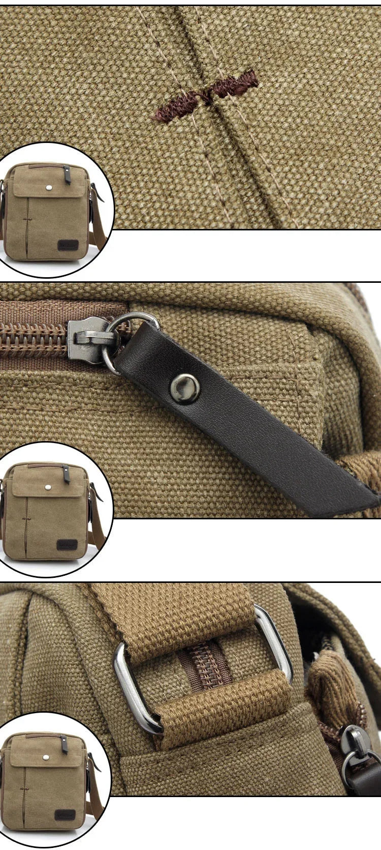 2025 men's bags Canvas bag fashion men messenger bags high quality brand bolsa feminina shoulder bags Shoulder strap handbags