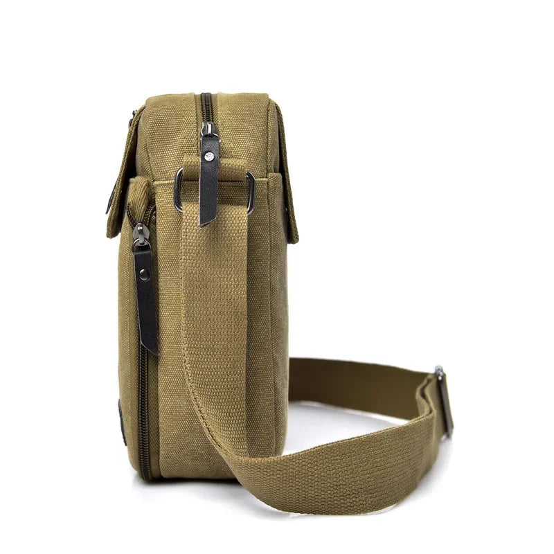 2025 men's bags Canvas bag fashion men messenger bags high quality brand bolsa feminina shoulder bags Shoulder strap handbags