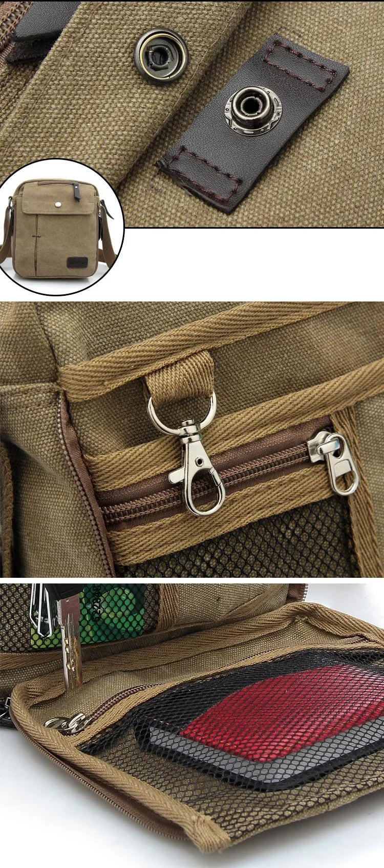 2025 men's bags Canvas bag fashion men messenger bags high quality brand bolsa feminina shoulder bags Shoulder strap handbags