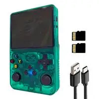 WUDS R36S Portable Handheld Game Controller with 3.5" HD Screen, Rechargeable Battery  - Perfect Christmas Gift for Gamers